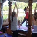 Yoga-on-boat